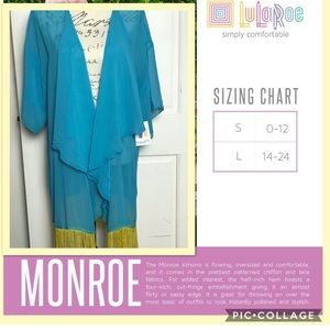 Kimono SZ Large (14-24)-NWT Lularoe Monroe